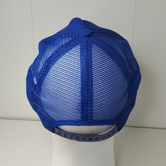 VTG 80s Marshalltown Construction Company Snapback Cap Mesh Trucker Hat Foam USA - Picture 4 of 9